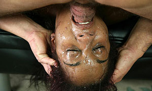 Sadikshya deep throtas some white cocks